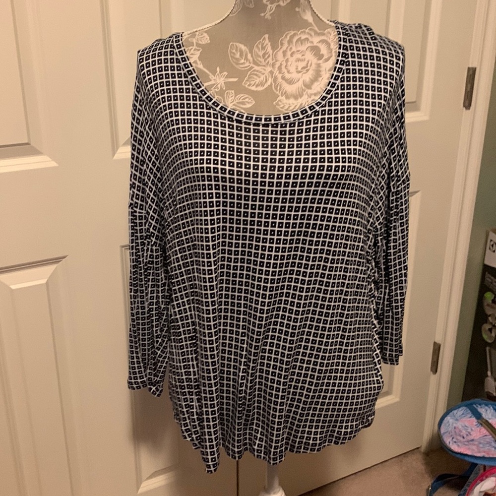 Michael Kors Black and White Top